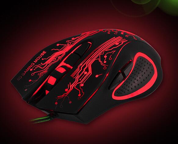 6D 2400DPI Game Optical USB Wired Mouse